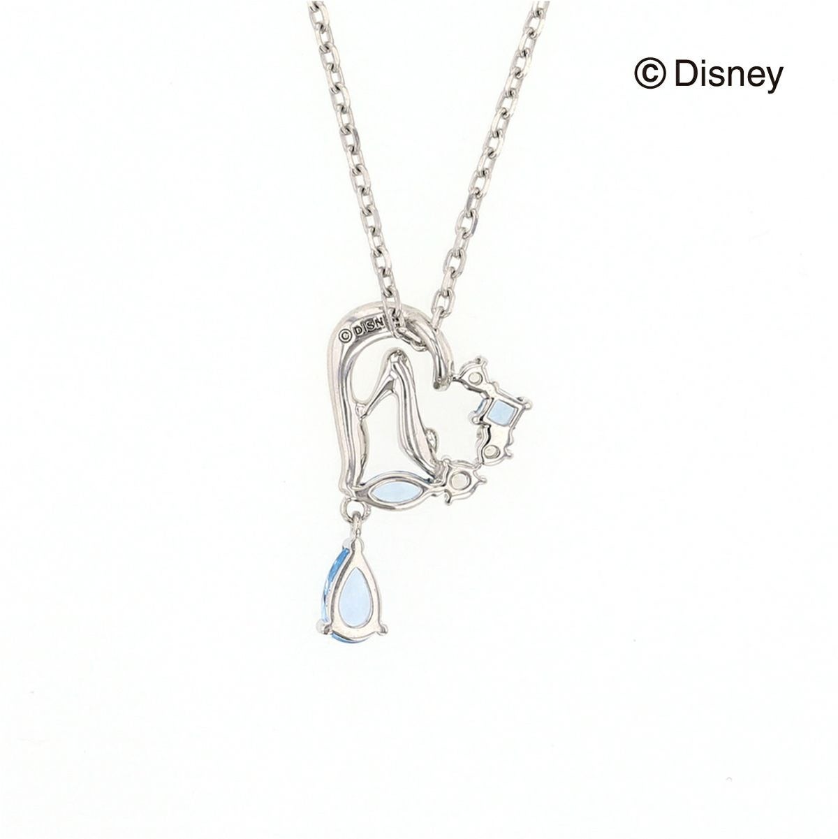 ディズニー シンデレラ/キュービックジルコニア シルバー ネックレス
