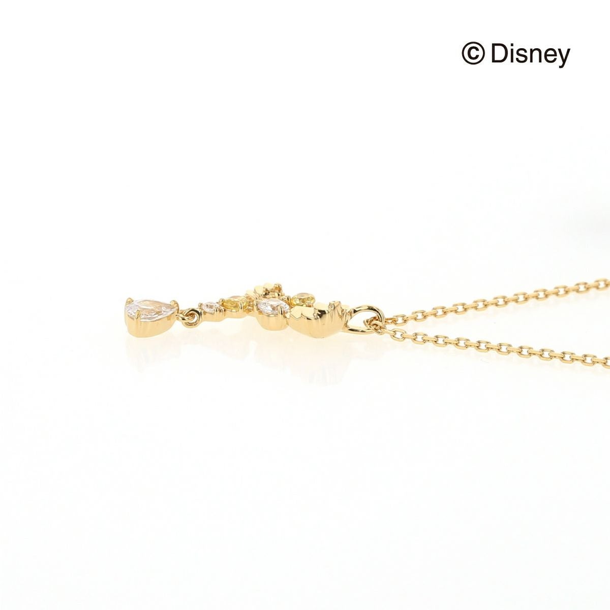 ディズニー 美女と野獣 ベル / キュービックジルコニア シルバー ネックレス