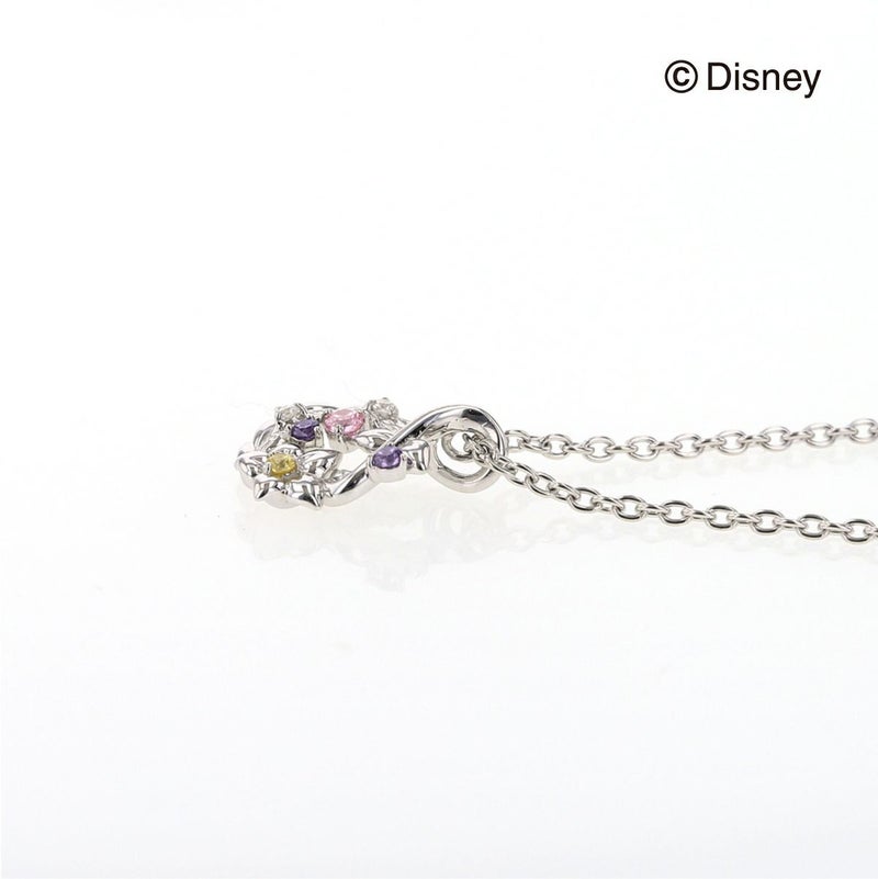 ディズニー 塔の上のラプンツェル  / キュービックジルコニア シルバー ネックレス　ハート