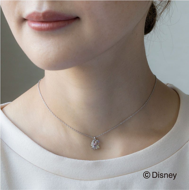 ディズニー 塔の上のラプンツェル  / キュービックジルコニア シルバー ネックレス