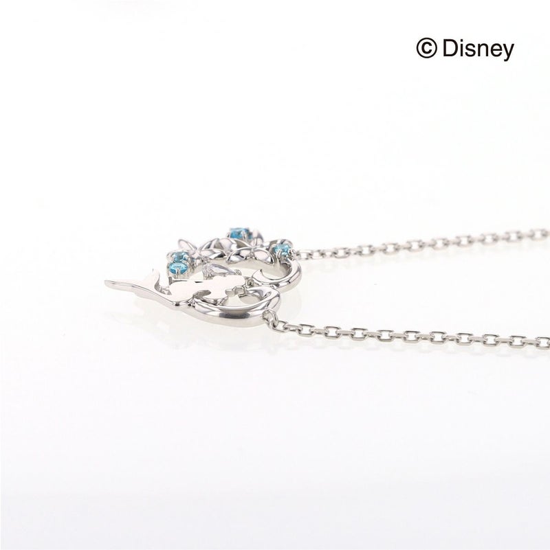 ディズニー リトルマーメイド アリエル / キュービックジルコニア シルバー ネックレス
