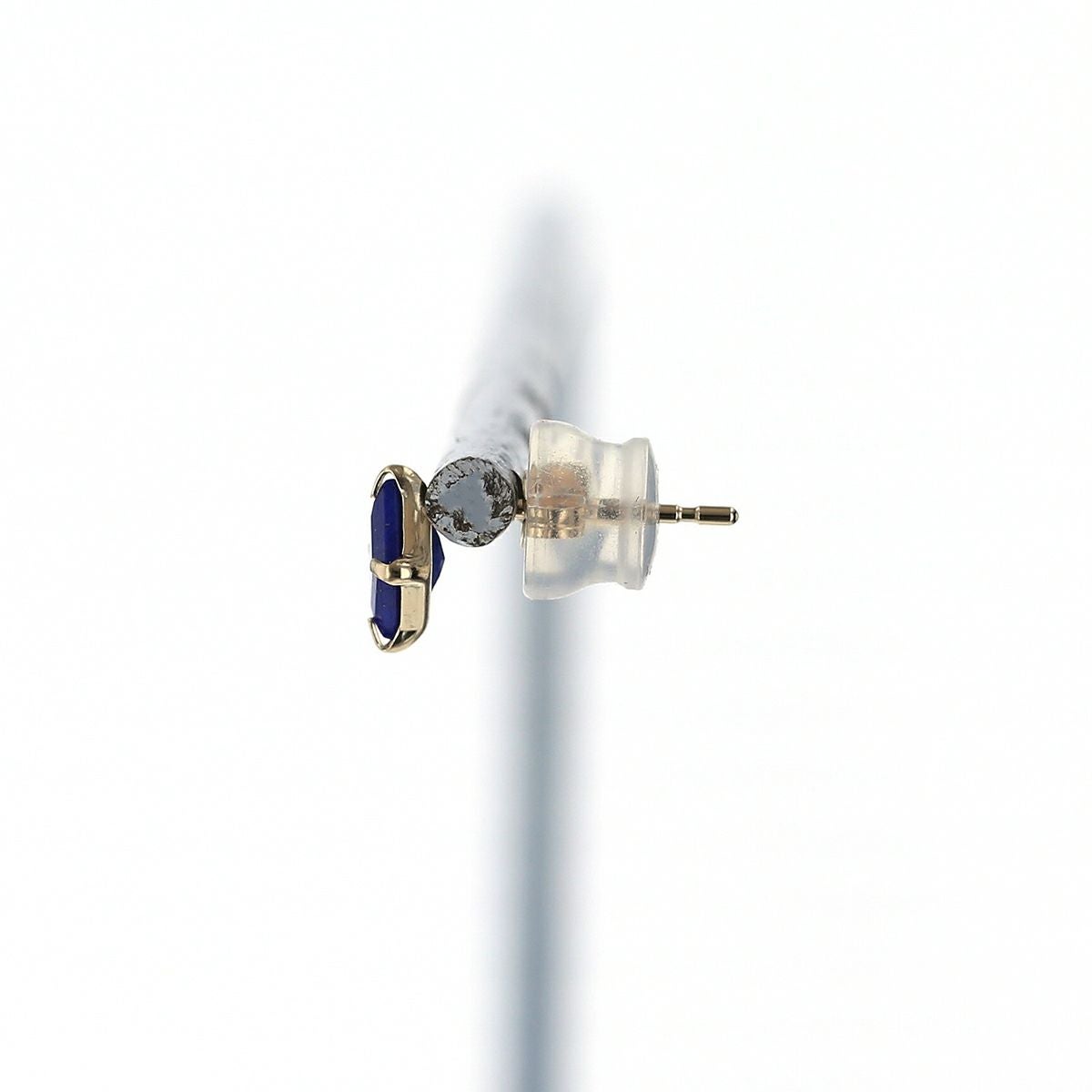 K10 YG ラピスラズリ ピアス スクエア ひし形 イエローゴールド スタッドピアス かわいい ギフト 誕生日プレゼント 20代 30代 40代 妻 彼女 レディース