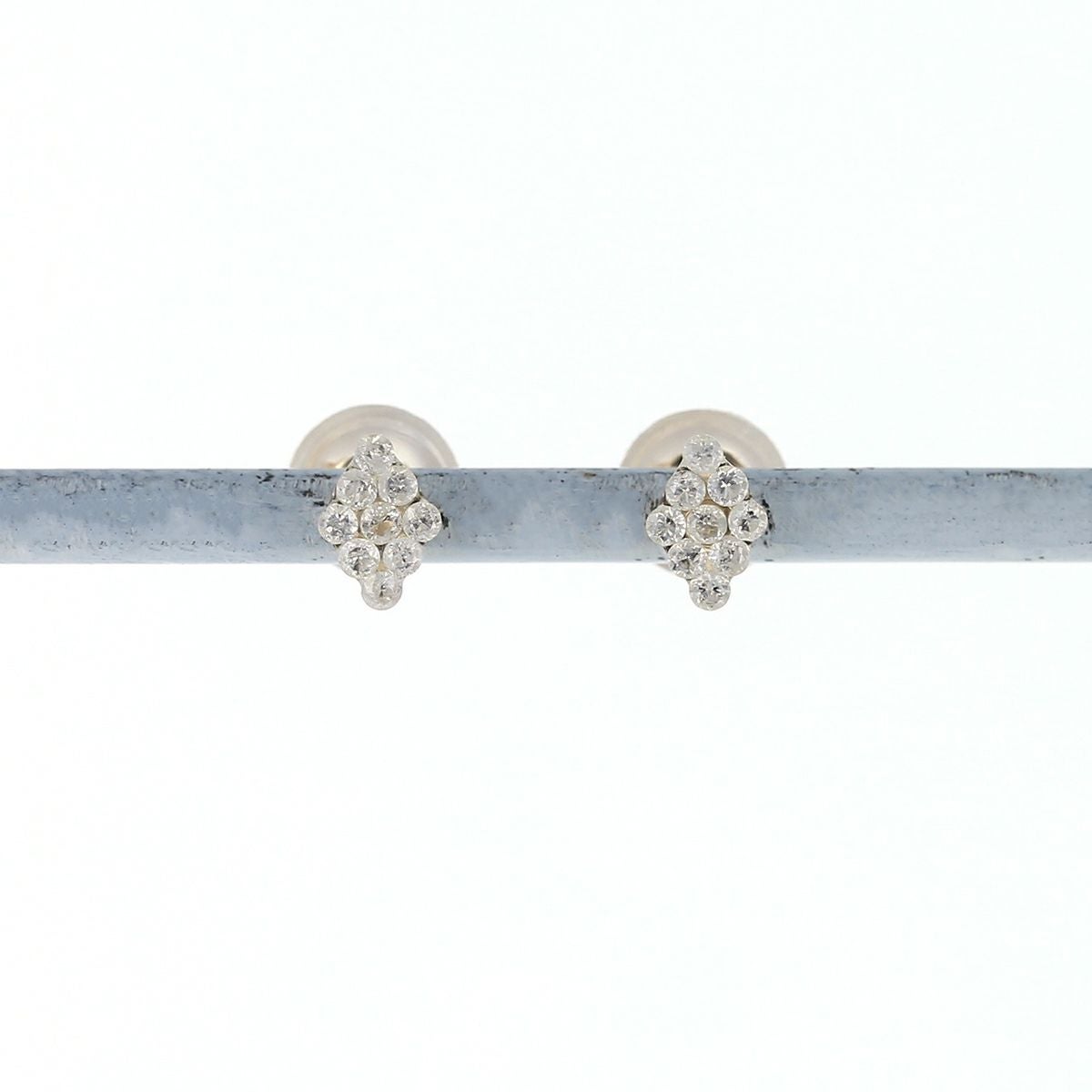 K10 YG ダイヤモンド ピアス 樹脂 イエローゴールド レディース 20代 30代 40代 誕生日 プレゼント 10金 女性 彼女 妻 ひし形