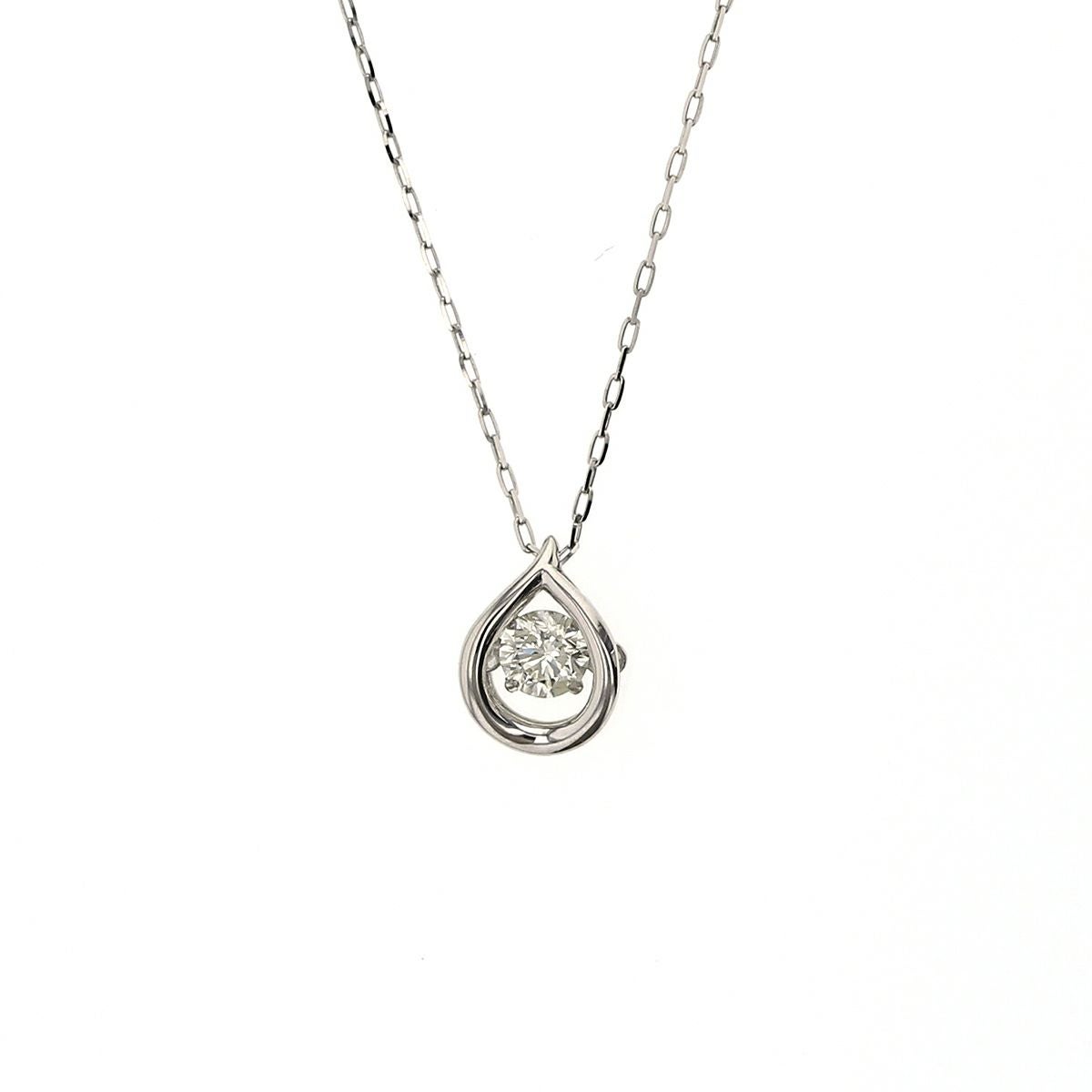 プラチナ ダイヤモンド ネックレス ダンシングストーン ドロップ 雫 ダンシングストーン レディース PT 誕生日プレゼント ギフト 女性 彼女 20代 30代 40代 50代 記念日 PT900