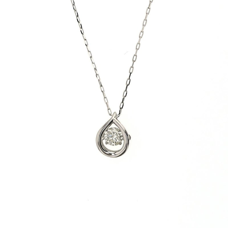 プラチナ ダイヤモンド ネックレス ダンシングストーン ドロップ 雫 ダンシングストーン レディース PT 誕生日プレゼント ギフト 女性 彼女 20代 30代 40代 50代 記念日 PT900