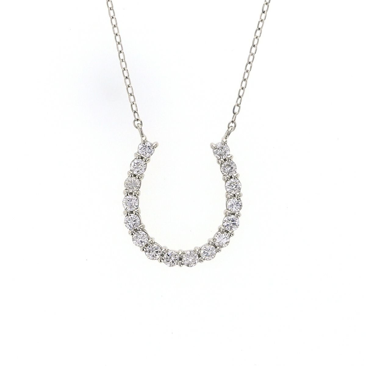 プラチナ ダイヤモンド 馬蹄 ネックレス ホースシュー レディース PT 誕生日プレゼント ギフト 女性 彼女 20代 30代 40代 50代 記念日 PT950