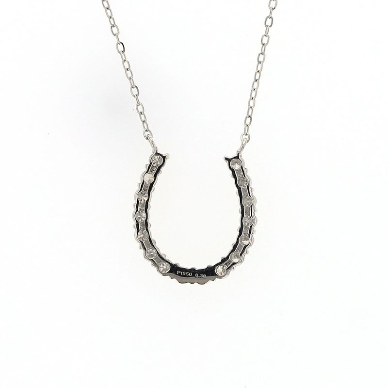 プラチナ ダイヤモンド 馬蹄 ネックレス ホースシュー レディース PT 誕生日プレゼント ギフト 女性 彼女 20代 30代 40代 50代 記念日 PT950