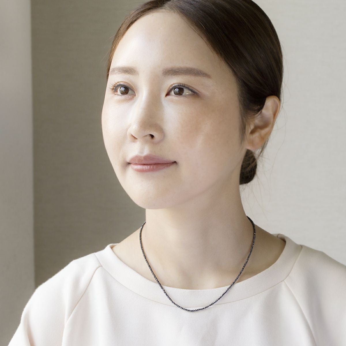 プラチナ ブラックダイヤモンド ネックレス トータル13ct | IKEDA プラチナ ブラックダイヤモンド ネックレス トータル13ct | IKEDA