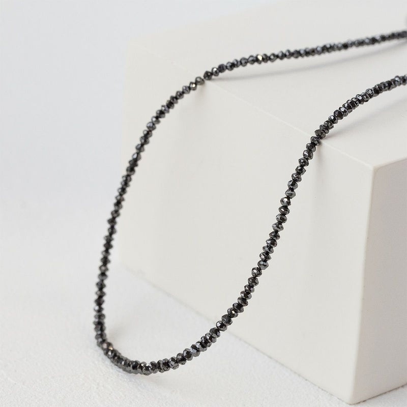 ネックレス ブラックダイヤモンド プラチナ レディース PT850 ダイヤモンド  ユニセックス プレゼント 男女兼用 シンプル ジュエリー