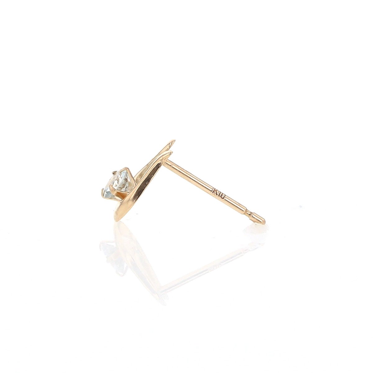 K10 YG アクアマリン ピアス 馬蹄 レディース 3月 誕生石 ホースシュー ギフト 誕生日プレゼント 20代 30代 40代 イエローゴールド 妻 彼女 可愛い