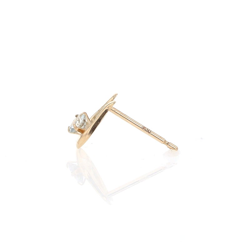 K10 YG アクアマリン ピアス 馬蹄 レディース 3月 誕生石 ホースシュー ギフト 誕生日プレゼント 20代 30代 40代 イエローゴールド 妻 彼女 可愛い