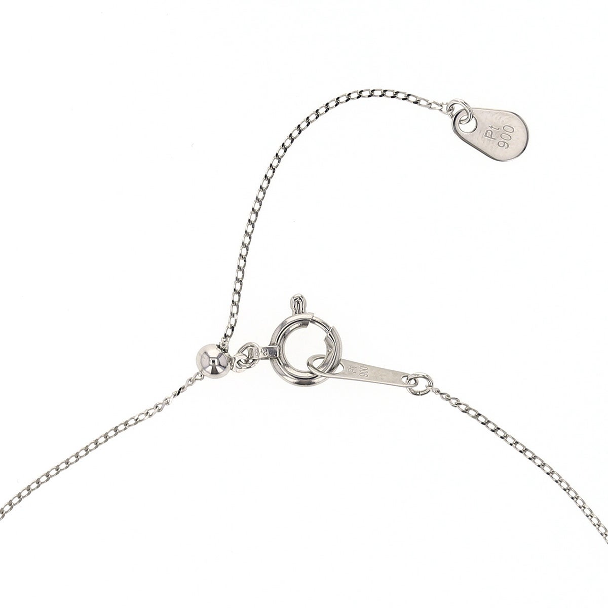 プラチナ ダイヤモンド 馬蹄 ネックレス ダンシングストーン 0.5ct