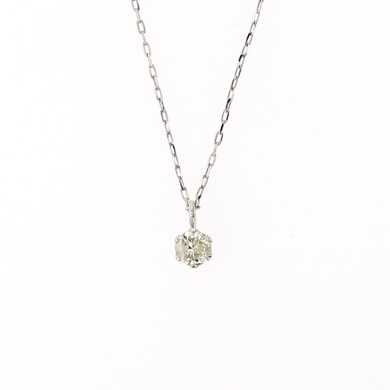 プラチナ 一粒 ダイヤモンド ネックレス