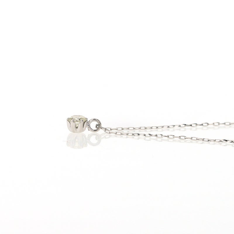 プラチナ 一粒 ダイヤモンド ネックレス