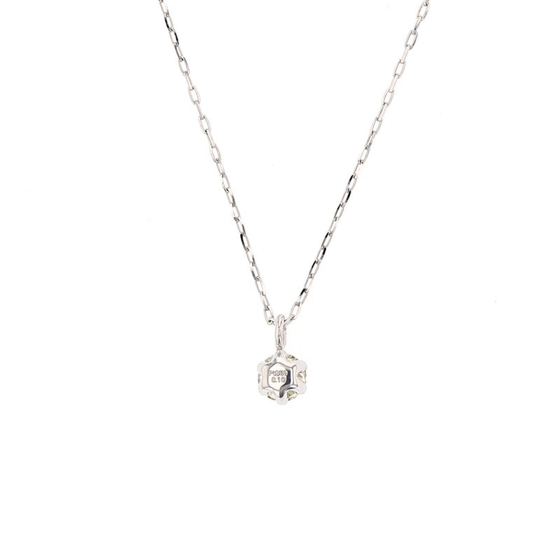 プラチナ 一粒 ダイヤモンド ネックレス