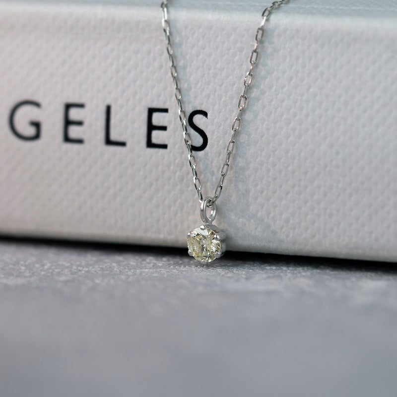 プラチナ 一粒 ダイヤモンド ネックレス