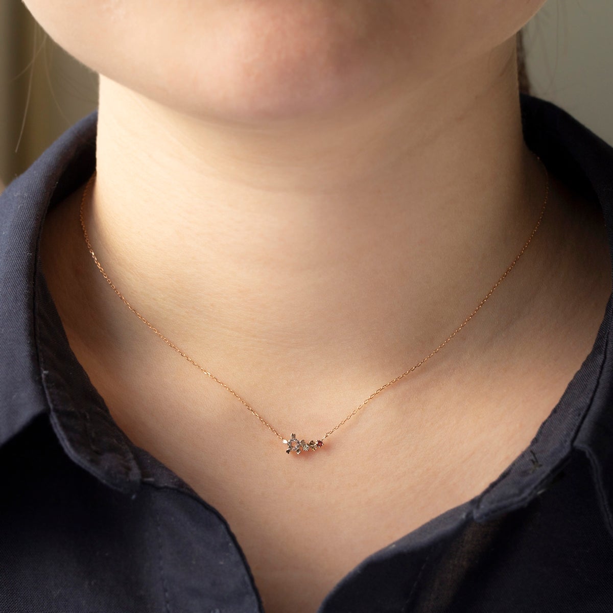 K10 PG モルガナイト ネックレス