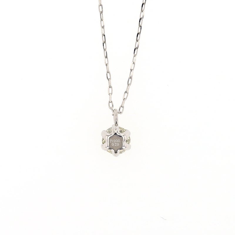 プラチナ 一粒 ダイヤモンド ネックレス