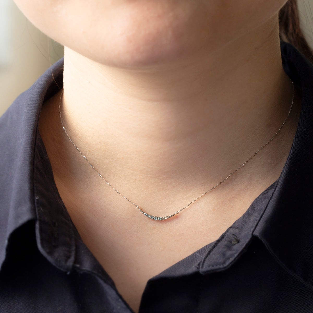 K10 WG アクアマリン ブルートパーズ　ホワイトトパーズ ネックレス ホワイトゴールド レディース 3月 誕生石 誕生日プレゼント ギフト 彼女 妻 レディース 20代 30代 40代