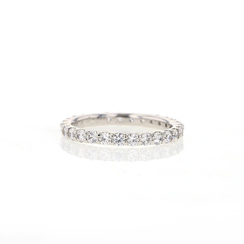 シルバー キュービックジルコニア フルエタニティリング SV SV925 CZ フルエタニティリング 指輪 レディース 妻 女性 誕生日 30代 40代 50代 ギフト 誕生日プレゼント