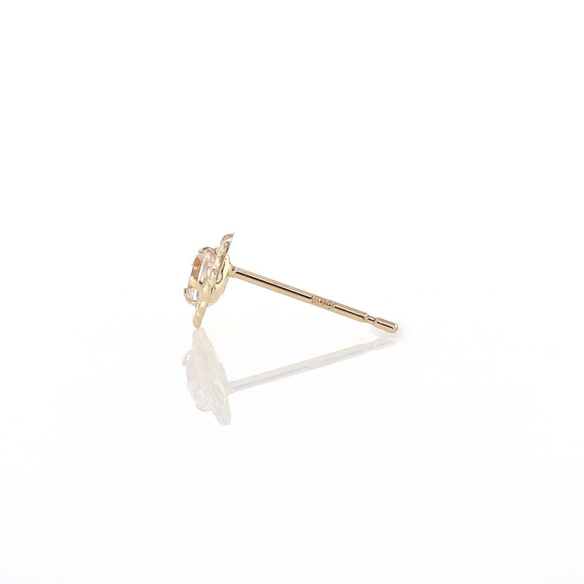 K10 YG モルガナイト ピアス イエローゴールド 4月 誕生石 レディース 20代 30代 40代 プレゼント 10金 記念日 かわいい