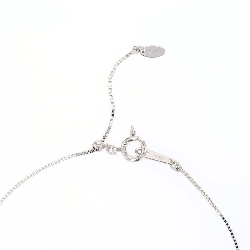 【鑑定書付】 プラチナ 一粒 ダイヤモンド ネックレス