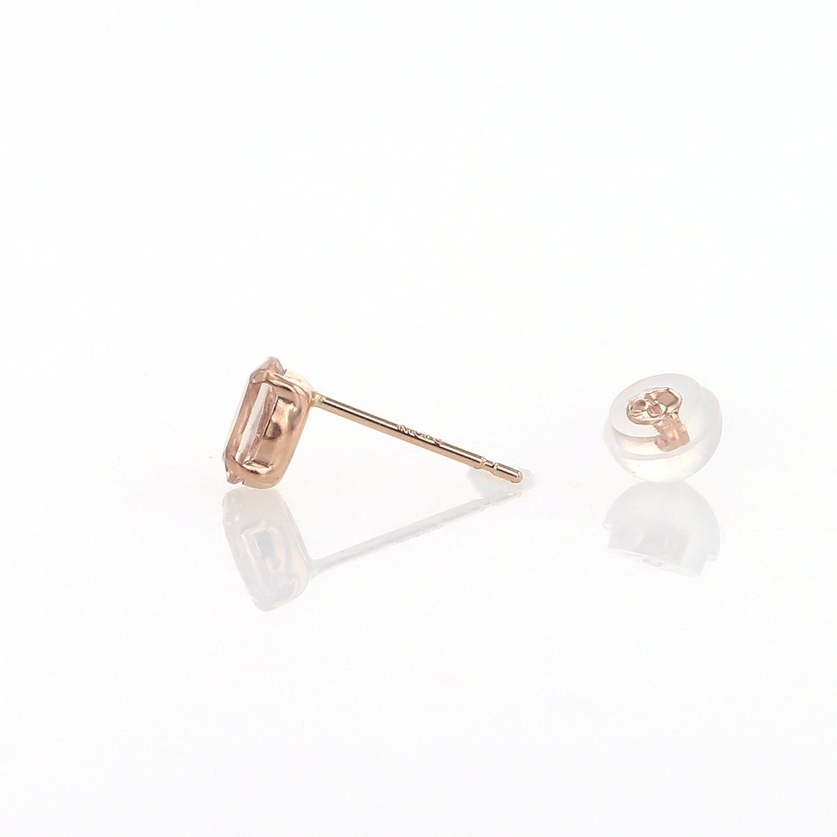 K10 PG モルガナイト ピアス ピンクゴールド 4月 誕生石 レディース 20代 30代 40代 プレゼント 10金 記念日 誕生日プレゼント