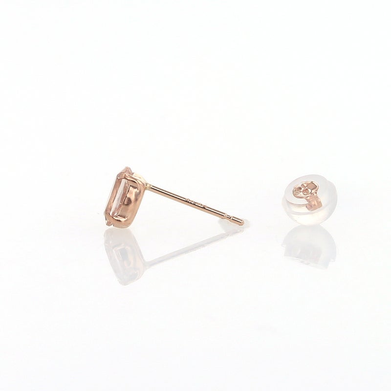 K10 PG モルガナイト ピアス ピンクゴールド 4月 誕生石 レディース 20代 30代 40代 プレゼント 10金 記念日 誕生日プレゼント