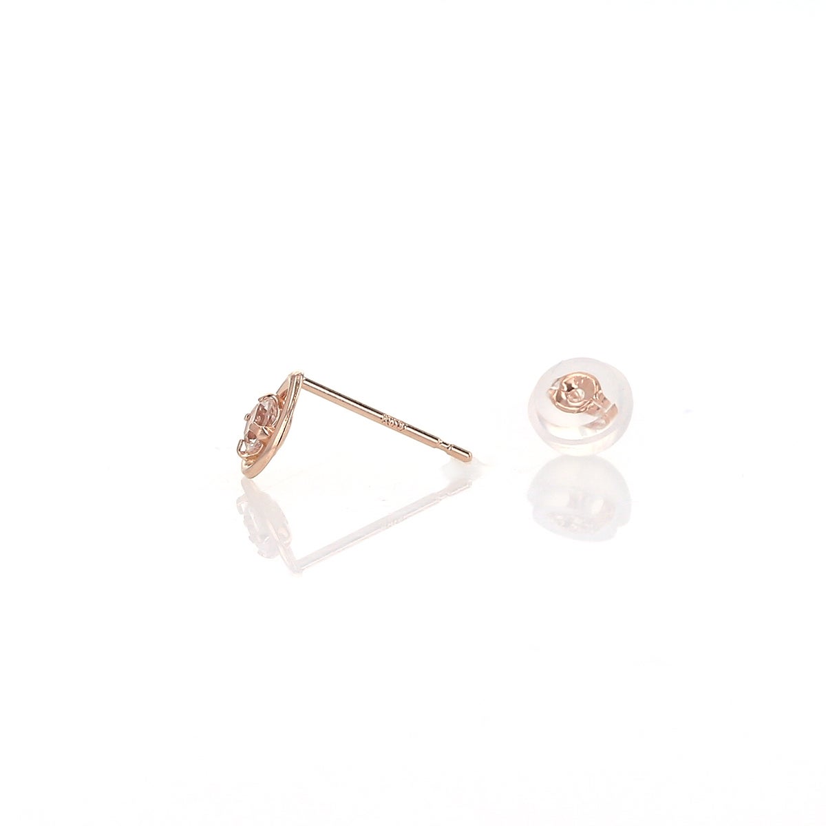 K10 PG モルガナイト ピアス ドロップ