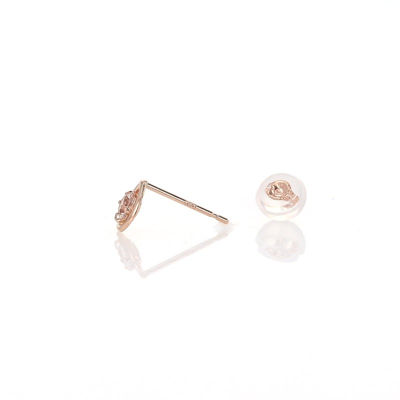 K10 PG モルガナイト ピアス ドロップ