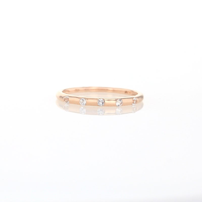 K10 PG ホワイトトパーズ ピンキーリング リング 10金 ピンクゴールド  指輪 レディース 妻 女性 誕生日 20代 30代 40代 誕生日プレゼント ギフト</h2><br>