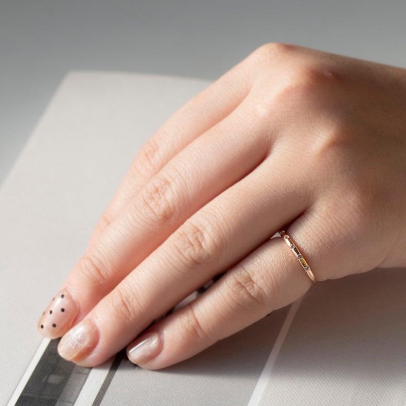 K10 PG ホワイトトパーズ ピンキーリング リング 10金 ピンクゴールド  指輪 レディース 妻 女性 誕生日 20代 30代 40代 誕生日プレゼント ギフト</h2><br>