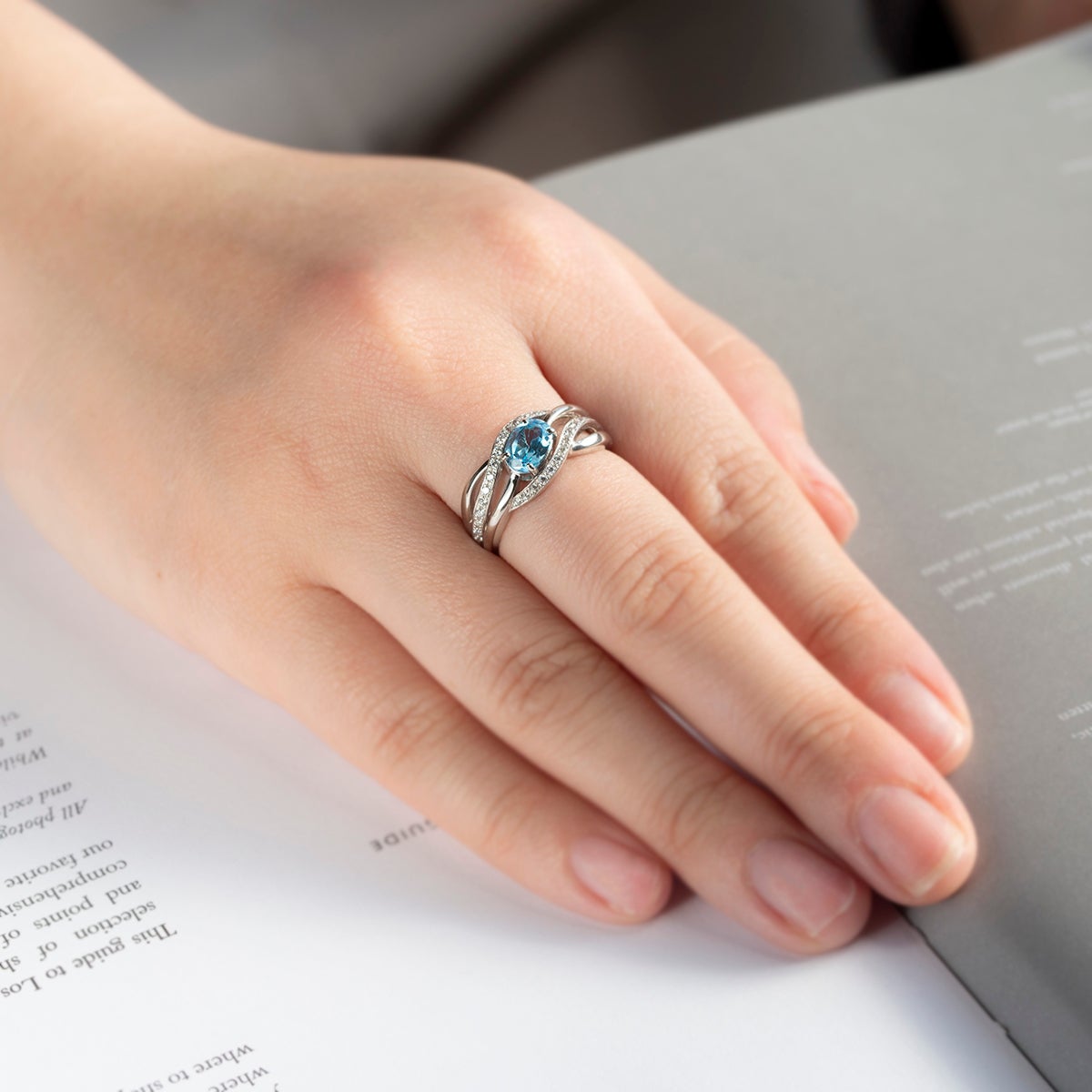 シルバー カラーストーン リング レディース 30代 40代 50代 誕生日 母 妻 彼女 ガーネット アメジスト ブルートパーズ CZ キュービックジルコニア