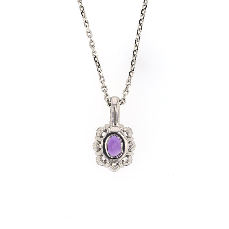 シルバー カラーストーン ネックレス ガーネット アメジスト ブルートパーズ 誕生石 1月 2月 11月 レディース 彼女 誕生日 母 プレゼント ギフト 母の日