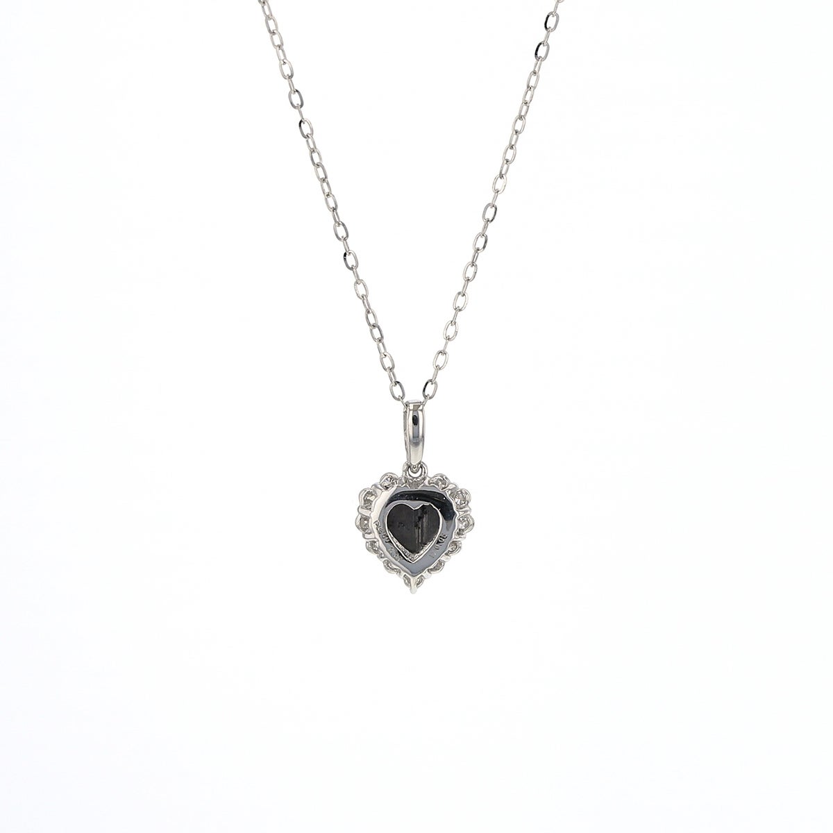 0.3ct プラチナ ブラックダイヤモンド ネックレス