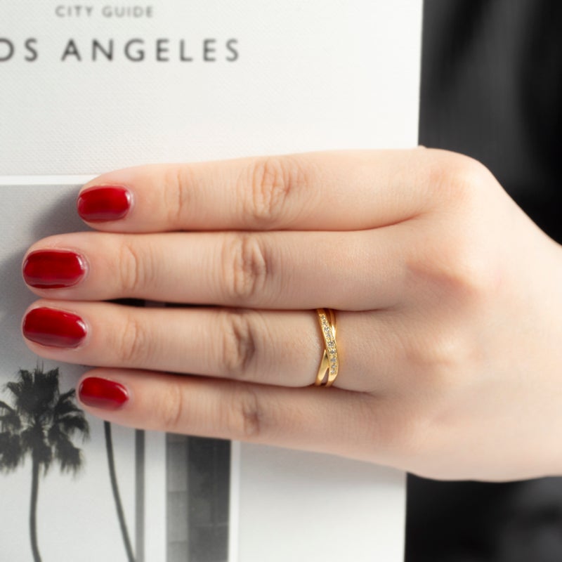 シルバー ダイヤモンド リング