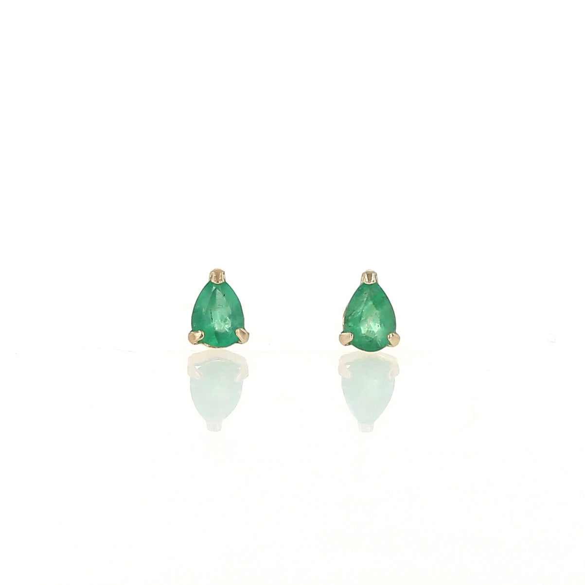 最終価格★K18WGエメラルドペアシェイプドロップピアス K10 YG エメラルド ピアス ペアシェイプ | IKEDAジュエリーオンライン