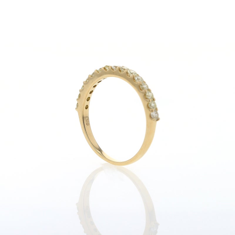 K18 YG ダイヤモンド リング トータル0.5ct