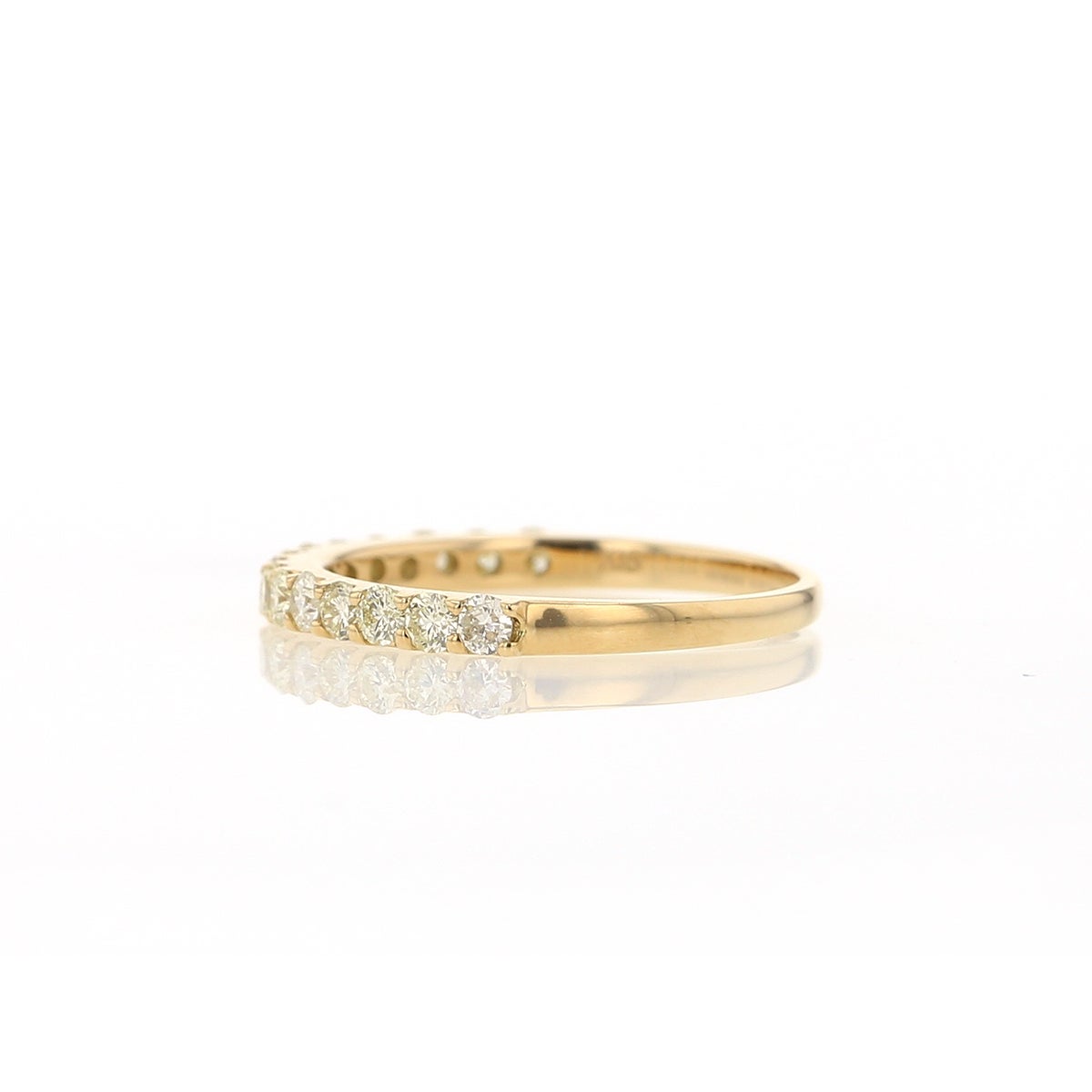 K18 YG ダイヤモンド リング トータル0.5ct