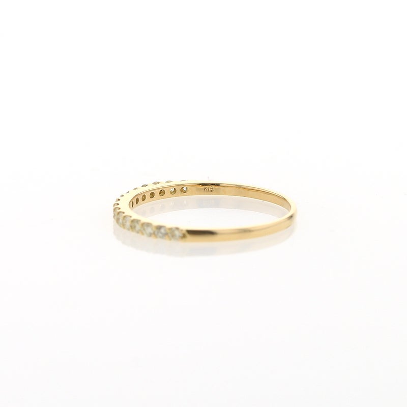 K18 YG ダイヤモンド ハーフエタニティリング ハーフエタニティ 18K 18金 ダイヤ 指輪 レディース 妻 女性 誕生日 誕生日プレゼント ギフト 20代 30代 40代