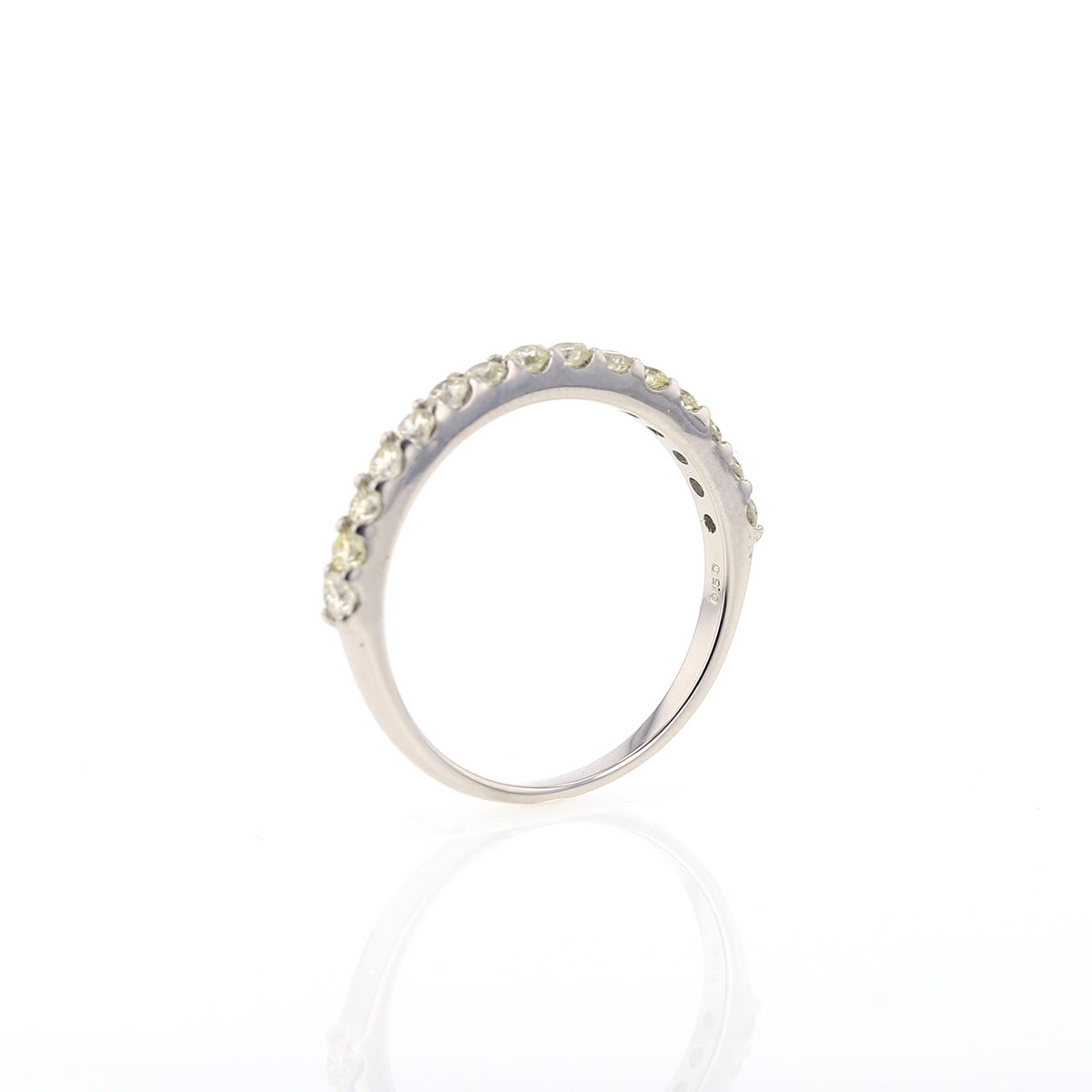 プラチナ ダイヤモンド ハーフエタニティリング トータル0.5ct | IKEDA