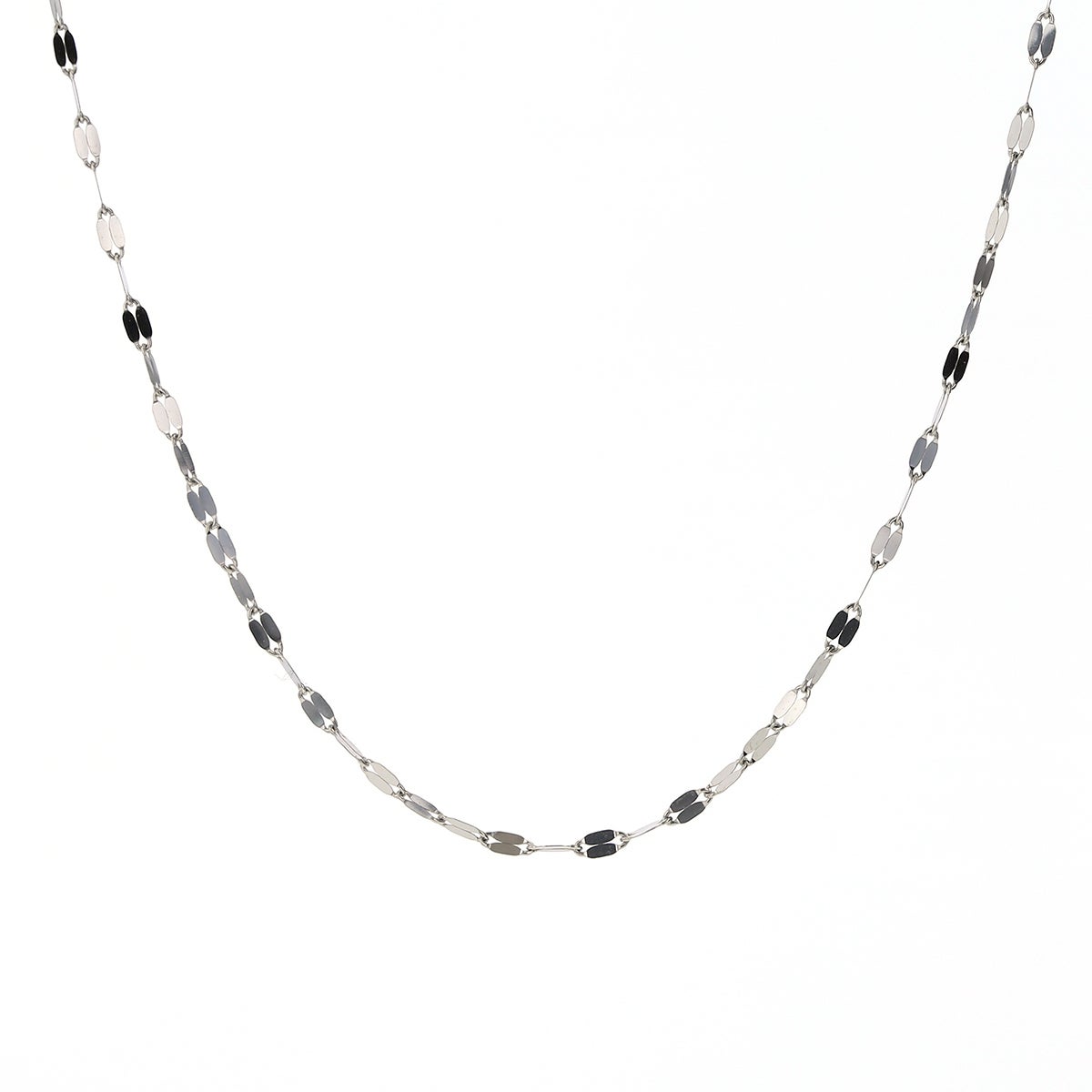 プラチナ ペタルチェーン ネックレス 70cm