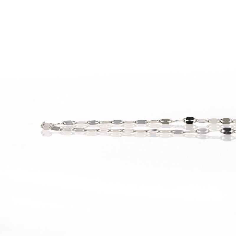 プラチナ ペタルチェーン ネックレス 70cm