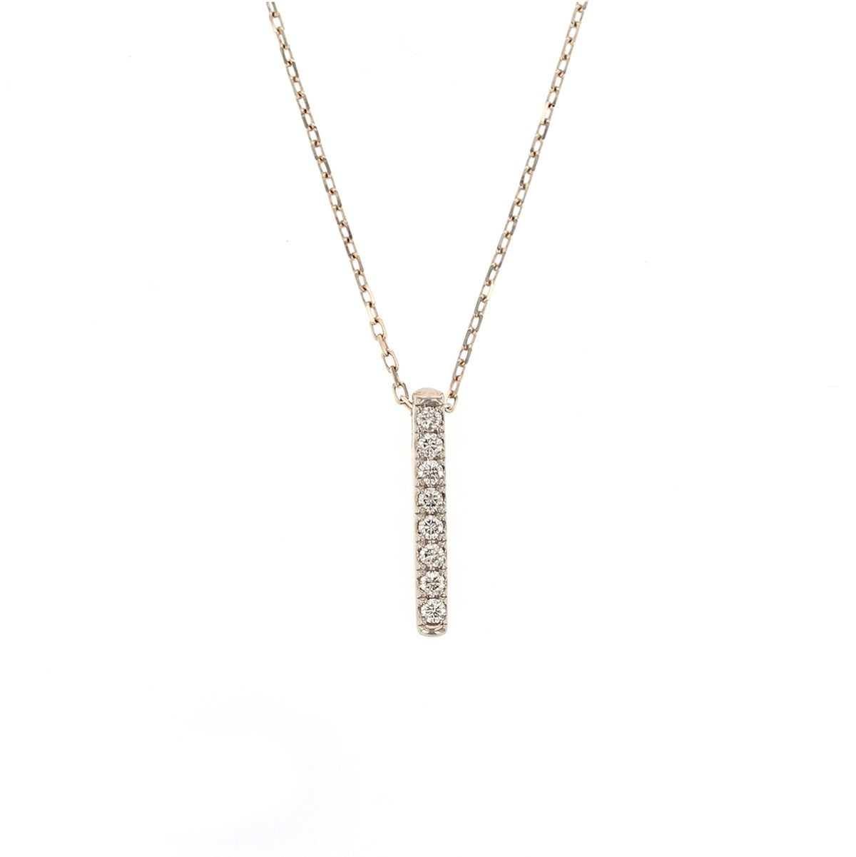 レアリゼ Kashikey コラボ K18 BG ダイヤモンド ネックレス ブラウンゴールド バー ダイヤ 18k 18金 妻 彼女 誕生日プレゼント ギフト レディース 4月 4月誕生石 カシケイ 柏圭