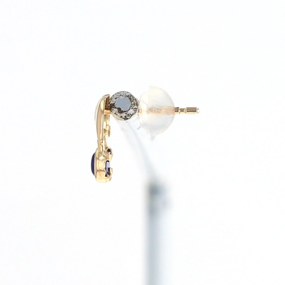 K10 YG ラピスラズリ 象 ピアス