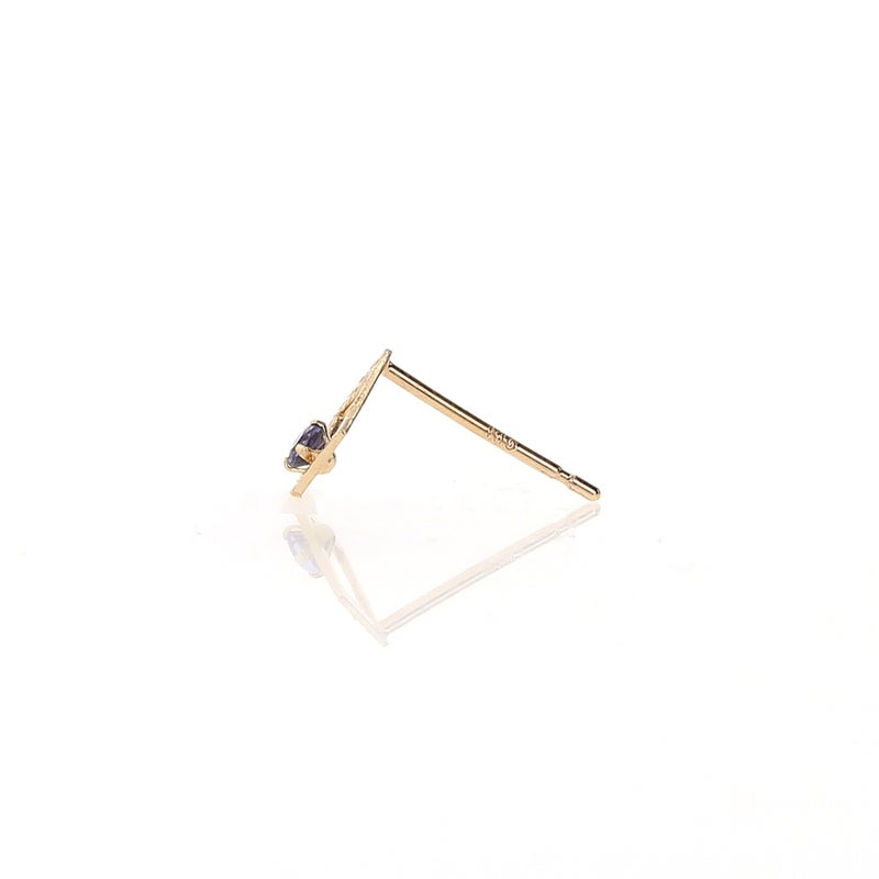 K10 YG アイオライト ピアス