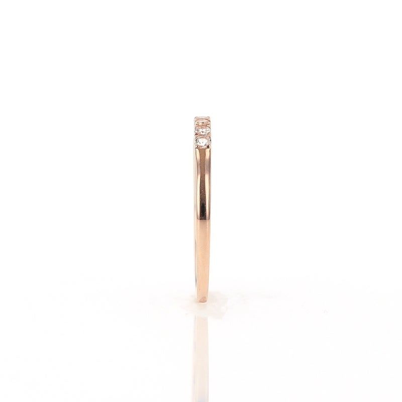K10 PG ホワイトトパーズ ピンキーリング