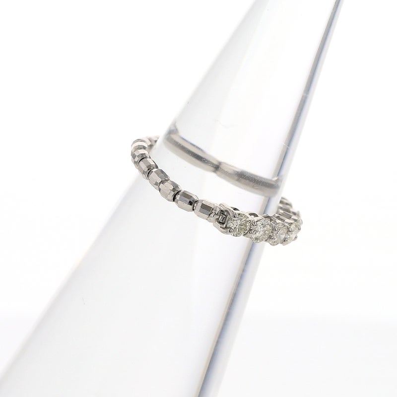 プラチナ ダイヤモンド ストレッチリング 0.5ct