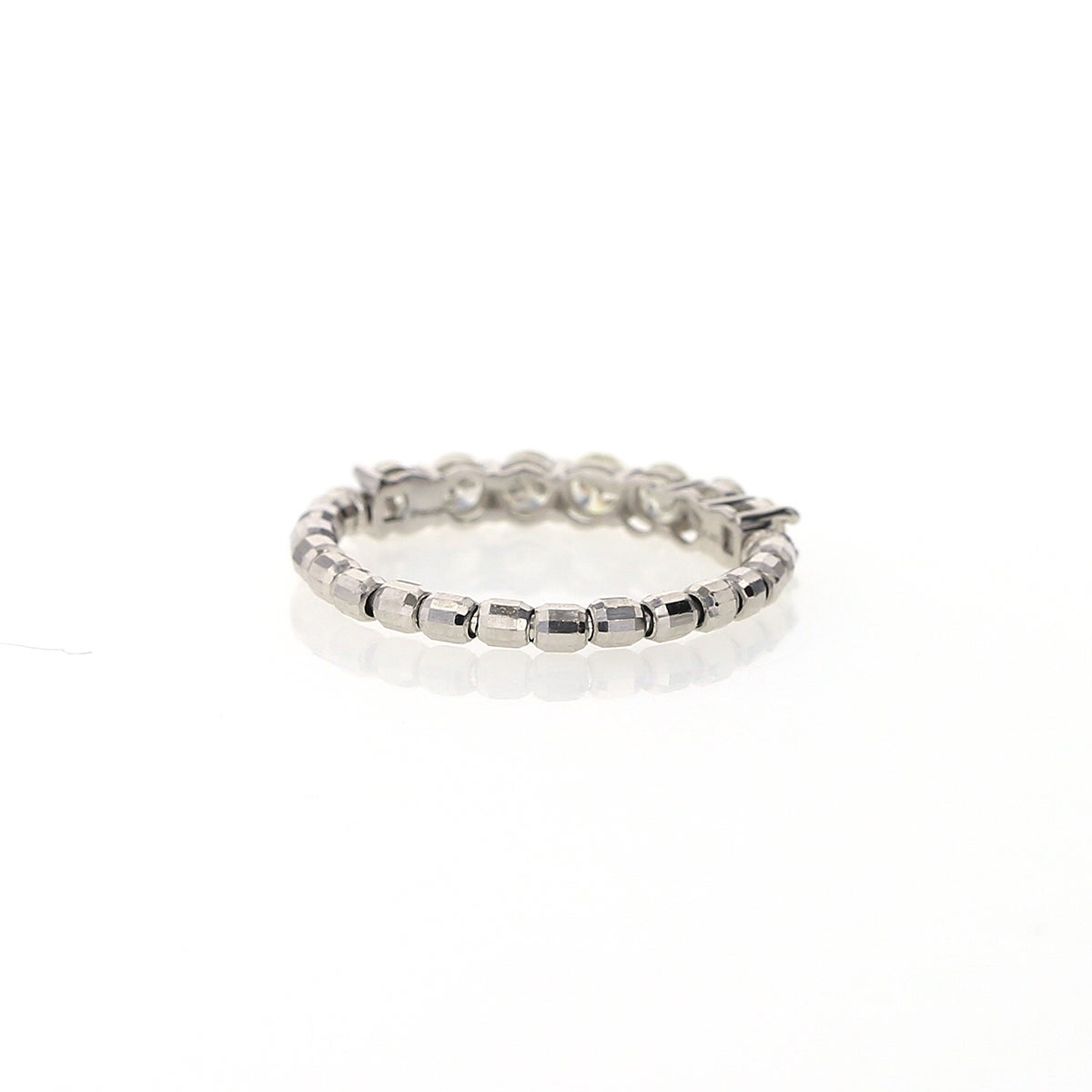 プラチナ ダイヤモンド ストレッチリング 0.5ct