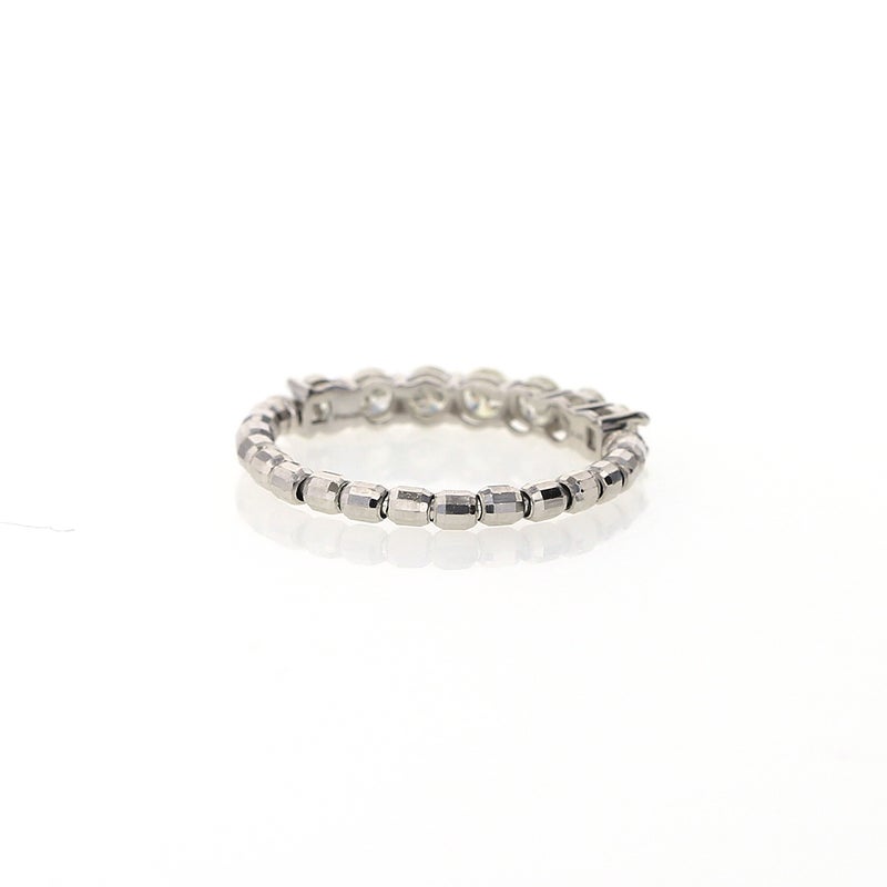 プラチナ ダイヤモンド ストレッチリング 0.5ct